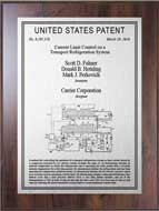 Value Patent Plaques-Wood Finish-Element