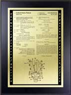 Value Patent Plaques-Wood Finish-Tribute