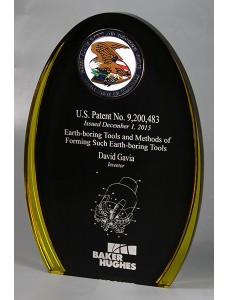 Medallion Patent Desk Plaque - LV-Custom