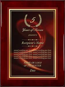 Corporate Plaques - Years of Service Award - cr04