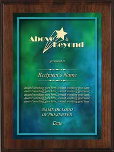 Corporate Plaques - Above and Beyond Award - cr05