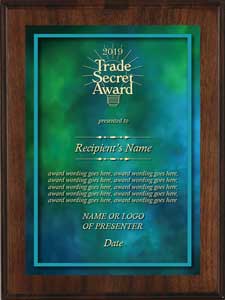 Corporate Plaques - Trade Secret Award - cr05