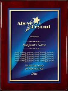 Corporate Plaques - Above and Beyond Award - cr07