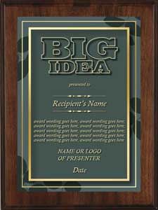Corporate Plaques - Big Idea Award - fd01