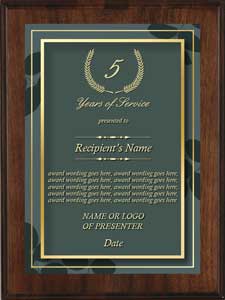 Corporate Plaques - Years of Service Award - fd01