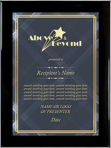 Corporate Plaques - Above and Beyond Award - fd02