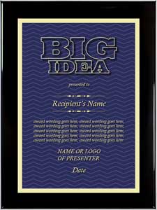 Corporate Plaques - Big Idea Award - SD01