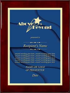Corporate Plaques - Above and Beyond Award - sd02
