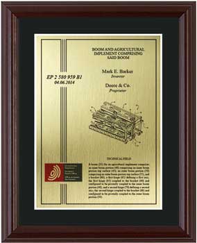 europe-patent-plaques-wood-frame