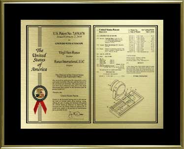 double-patent-plaques-metal-frame