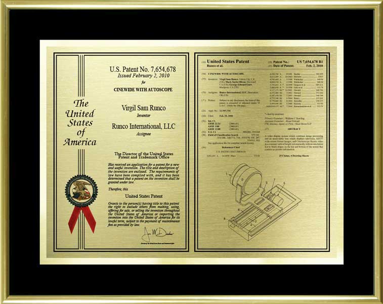 Patent Plaques And Patent Awards By Iplax