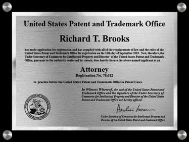 attorney or agent registration certificate-standoff