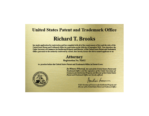 Patent Certificate Paper