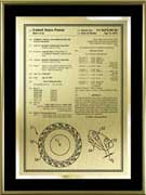 patent-plaques-metal frame-front page