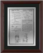 patent-plaques-wood frame-front page