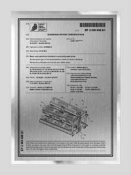 patent plaques-international-europe-floater-silver
