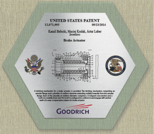 patent plaques-value hexagon-eagle